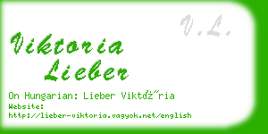 viktoria lieber business card